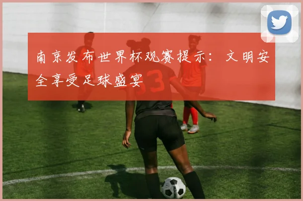 南京发布世界杯观赛提示：文明安全享受足球盛宴